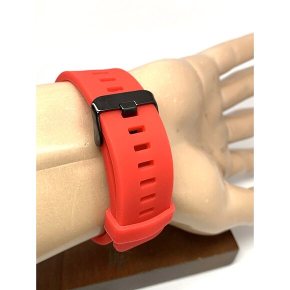 SPGBK Men's Watch 1800 Foxfire Quartz Red Dial Rubber Strap 42mm - Picture 9 of 12